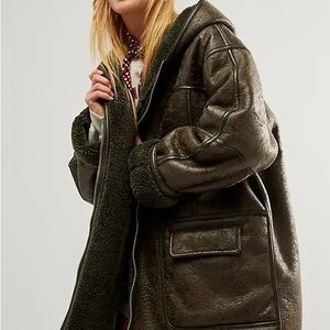 Free People We The Free Miller Vegan Jacket - Forest Combo